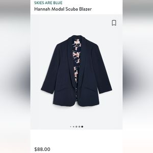 Skies Are Blue Blazer